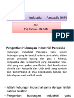 Hubungan Industrial Pancasila (HIP) : Puji Rahayu. KN, SKM
