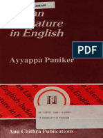 Indian Literature in English__Ayyappa Paniker