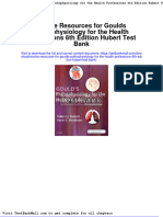 Full Download Evolve Resources For Goulds Pathophysiology For The Health Professions 6th Edition Hubert Test Bank PDF Full Chapter