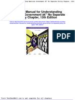 Full Download Solution Manual For Understanding American Government No Separate Policy Chapter 13th Edition PDF Full Chapter