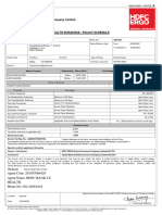 HDFC Ergo - 2022 Policy - Parents