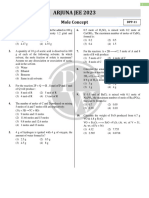 Mole Concept - DPP 11 (Of Lec 15)