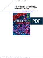 Full Download Test Bank For Prescotts Microbiology 8th Edition Willey PDF Full Chapter