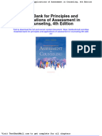 Full Download Test Bank For Principles and Applications of Assessment in Counseling 4th Edition PDF Full Chapter
