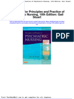 Full Download Test Bank For Principles and Practice of Psychiatric Nursing 10th Edition Gail Stuart PDF Full Chapter