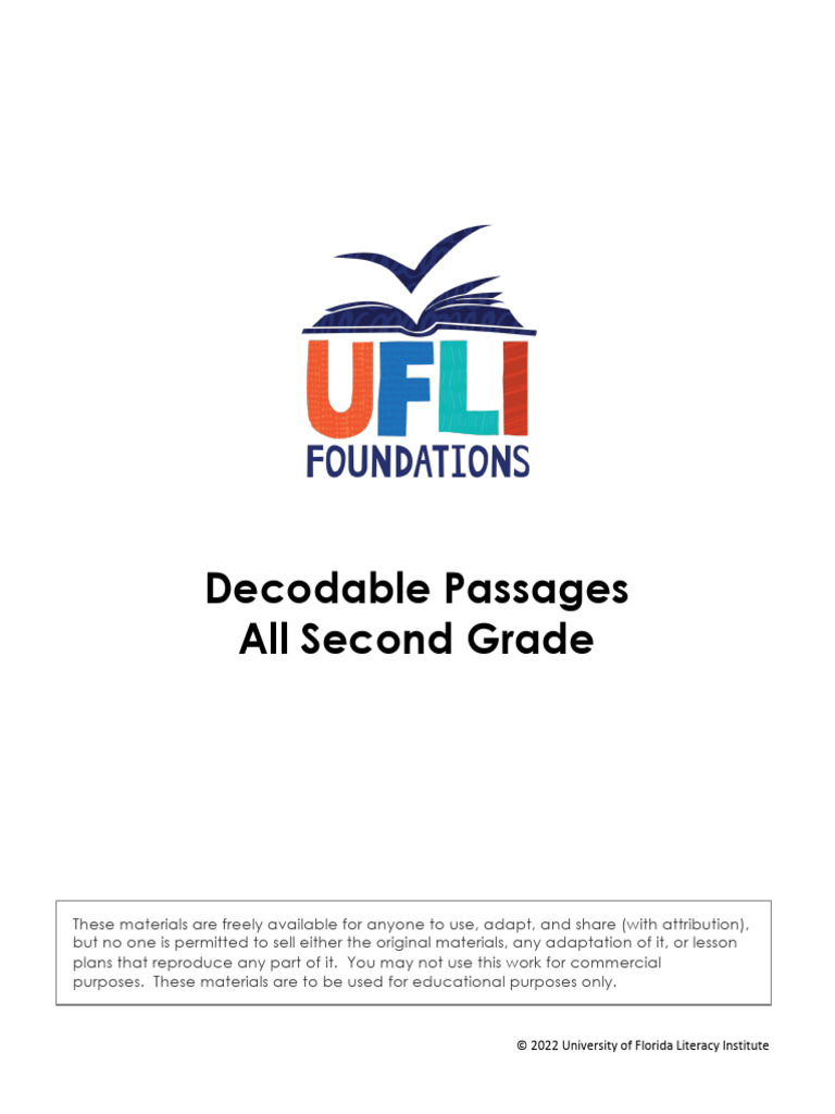 Ufli Foundations Decodables