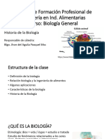 Biologia Gen FIA G2 Clase 2. La Biología e Historia