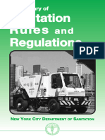 DSNY Rules and Regs 2014