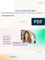 Mindset de Transformación y Nuevas Practicas de Gestion