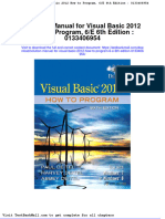 Full Download Solution Manual For Visual Basic 2012 How To Program 6 e 6th Edition 0133406954 PDF Full Chapter