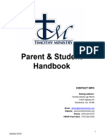 2023 2024 Student Parent Handbook