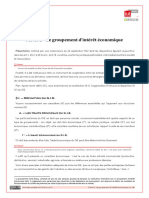 Partie 2 - Le Groupement D'intérêt Économique: I. - Définition Du G.I.E