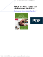 Full Download Solution Manual For Wills Trusts and Estate Administration 8th Edition PDF Full Chapter