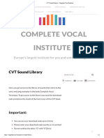 CVT Sound Library Home Page