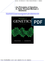 Full Download Test Bank For Principles of Genetics 6th Edition D Peter Snustad Michael J Simmons PDF Full Chapter