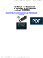 Full Download Solutions Manual For Mechanical Behavior of Materials 4e by Norman e Dowling 0131395068 PDF Full Chapter