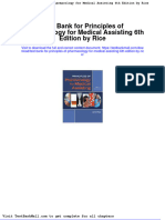 Full download Test Bank for Principles of Pharmacology for Medical Assisting 6th Edition by Rice pdf full chapter