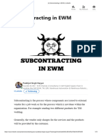 Subcontracting+in+EWM+ +LinkedIn