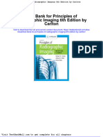 Full Download Test Bank For Principles of Radiographic Imaging 6th Edition by Carlton PDF Full Chapter