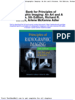 Test Bank For Principles of Radiographic Imaging: An Art and A Science, 5Th Edition, Richard R. Carlton, Arlene Mckenna Adler