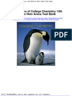 Full Download Foundations of College Chemistry 13th Edition Hein Arena Test Bank PDF Full Chapter