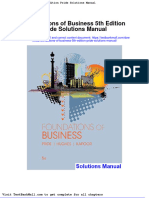 Full Download Foundations of Business 5th Edition Pride Solutions Manual PDF Full Chapter