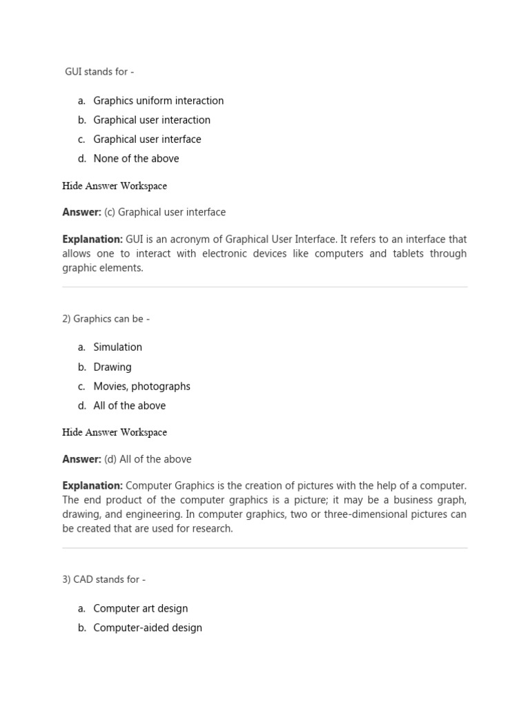 GUI Stands For | PDF | Computer Aided Design | Graphical User Interfaces