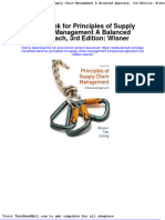 Full Download Test Bank For Principles of Supply Chain Management A Balanced Approach 3rd Edition Wisner PDF Full Chapter