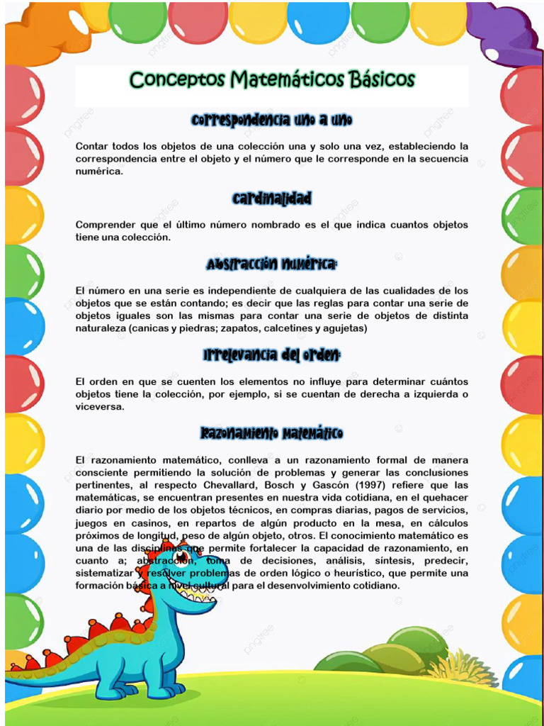Conceptos Matemáticos Básicos | PDF | Medición | Matemáticas