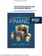 Full Download Foundations of Finance Keown 8th Edition Solutions Manual PDF Full Chapter