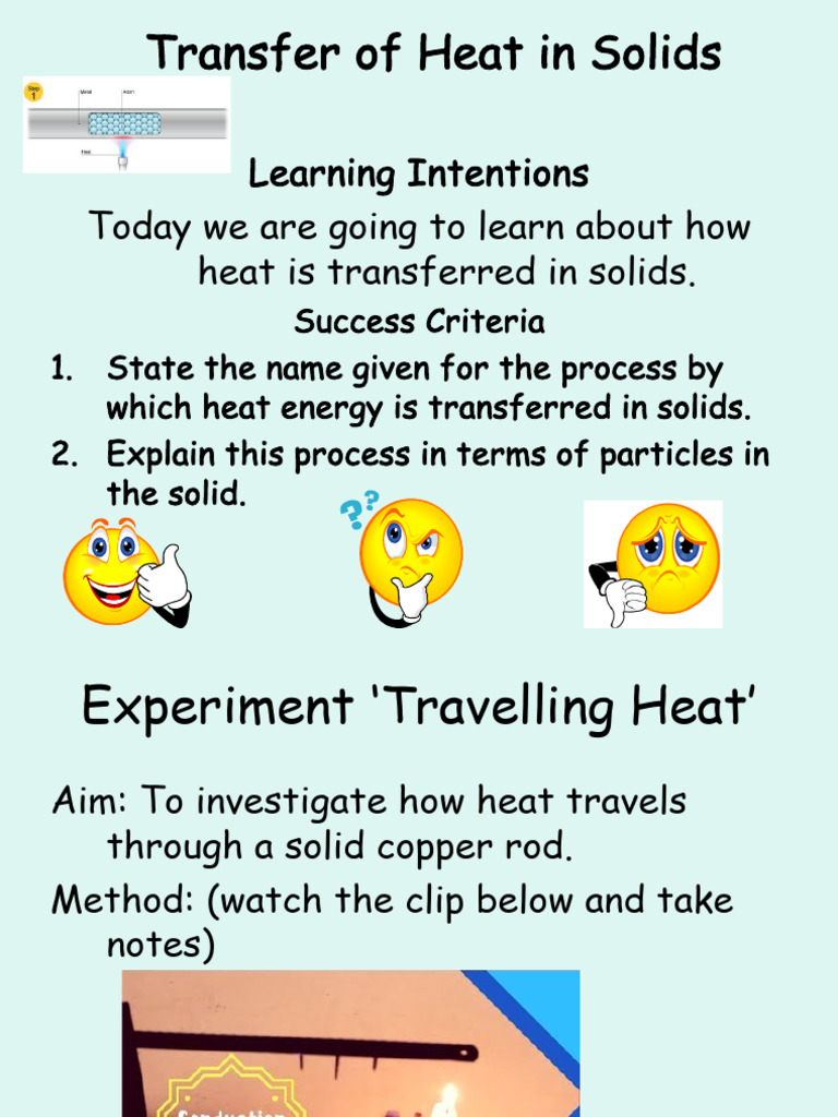 Heat Transfer in Solids: Conduction Explained | PDF | Refraction ...