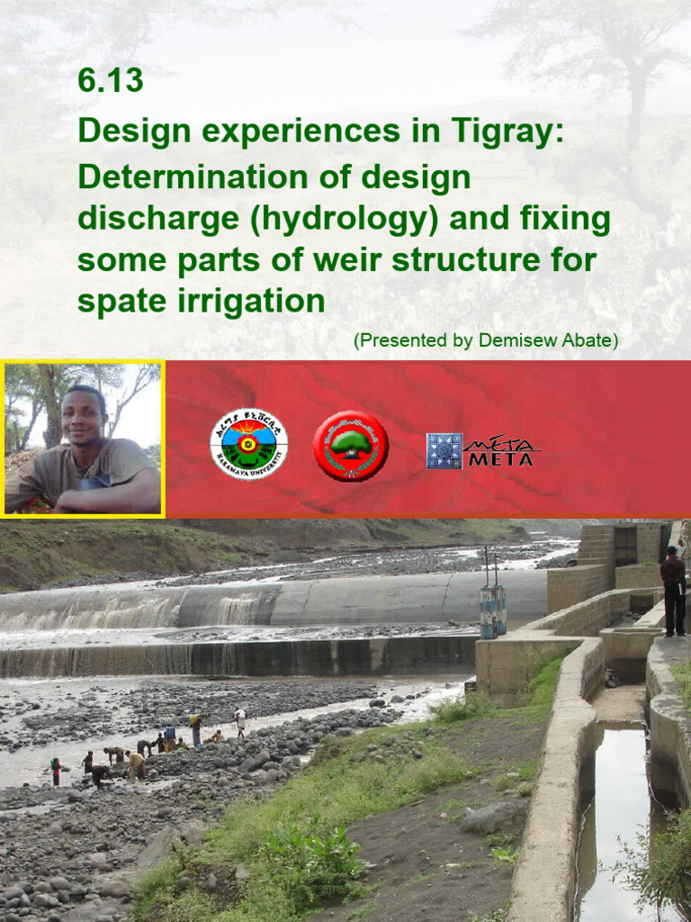 Hydrology and Design Discharge in Tigray | PDF | Flood | Discharge ...