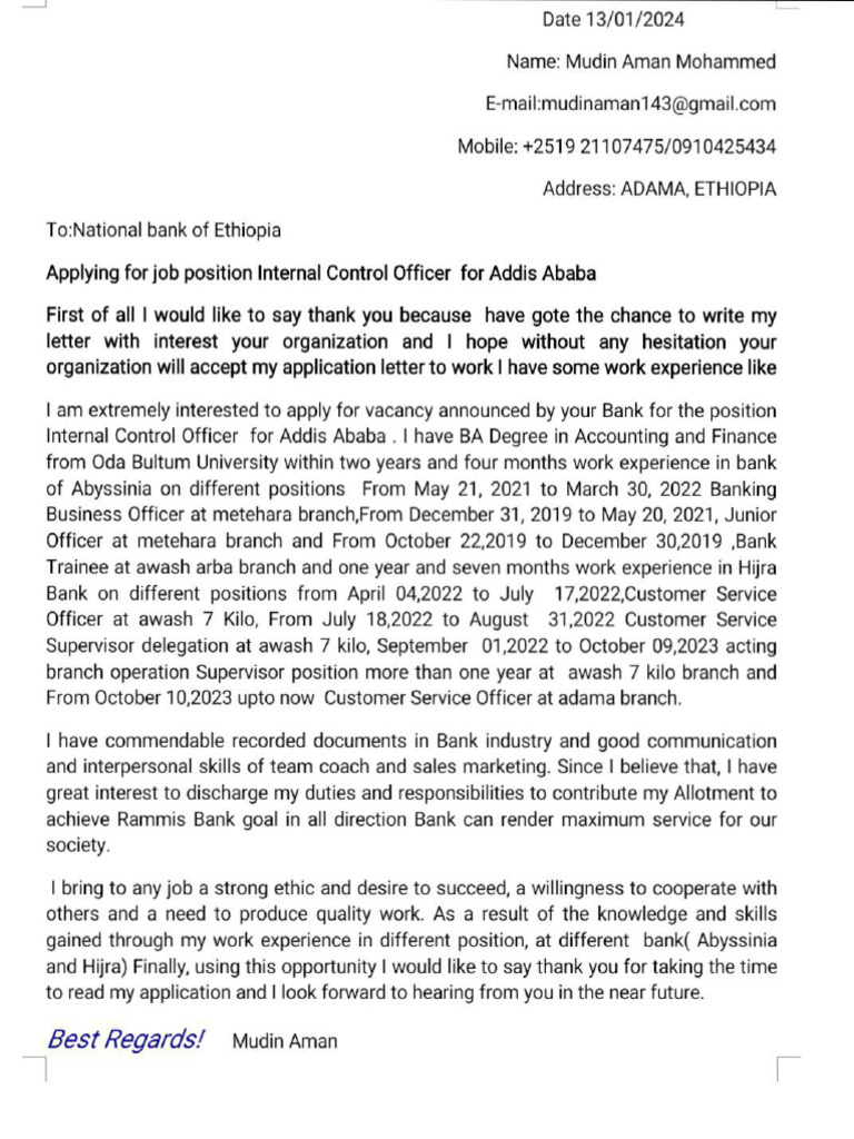 Internal Control Officer | PDF