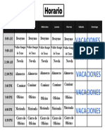 Horario Jork