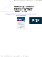 Full download Solutions Manual to Accompany Fundamentals of Engineering Thermodynamics 6th Edition 9780471787358 pdf full chapter