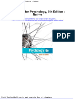 Full Download Test Bank For Psychology 6th Edition Nairne PDF Full Chapter