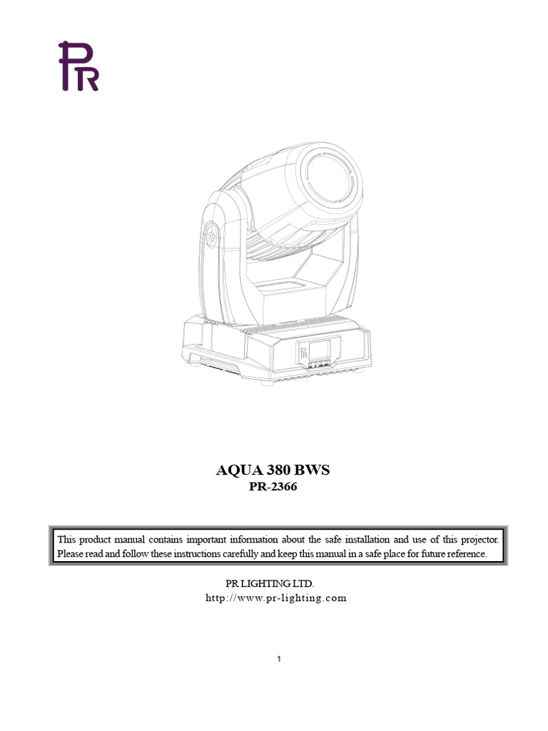 Pr lighting aqua 320 manual pdf electrical connector components