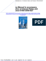 Full Download Solutions Manual To Accompany Mathematics of Interest Rates and Finance 9780130461827 PDF Full Chapter