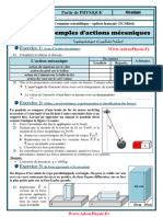 Série 5 - Exemples D'actions Mécaniques