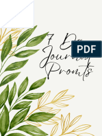 7 Day Journal Prompts
