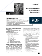 Machining Fundamentals Instructor's Resource 01 An Introduction To Machining Technology