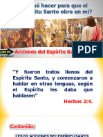 Les 03 Acciones Por El Espiritu Santo