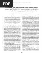 SLIQ: Quantum Image Similarity Networks On Noisy Quantum Computers