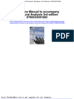 Full Download Solutions Manual To Accompany Structural Analysis 3rd Edition 9780534391683 PDF Full Chapter