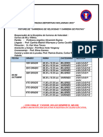 Fixture Juegos Deportivos 2023