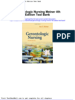 Full Download Gerontologic Nursing Meiner 4th Edition Test Bank PDF Full Chapter