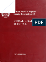 IRC SP 020 Rural Roads Manual
