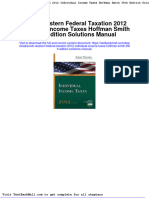 Full Download South Western Federal Taxation 2012 Individual Income Taxes Hoffman Smith 35th Edition Solutions Manual PDF Full Chapter
