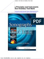 Full Download Sonography Principles and Instruments 9th Edition Kremkau Test Bank PDF Full Chapter