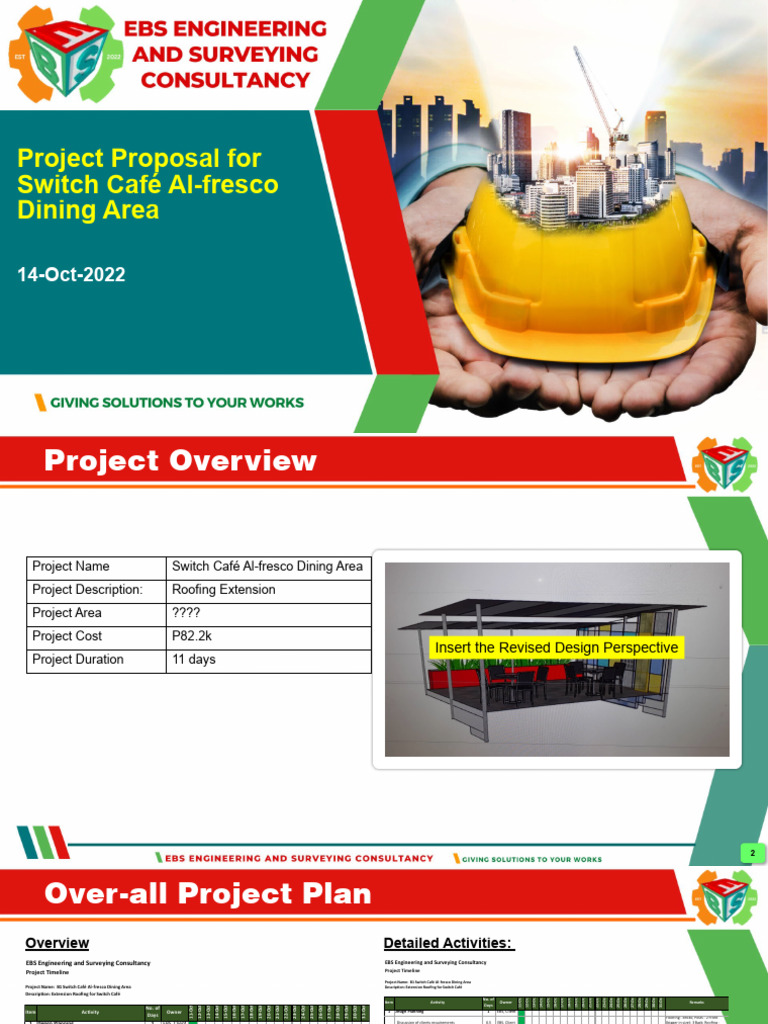 EBS Project - B1 Switch Cafe Al Fresco Dining | PDF
